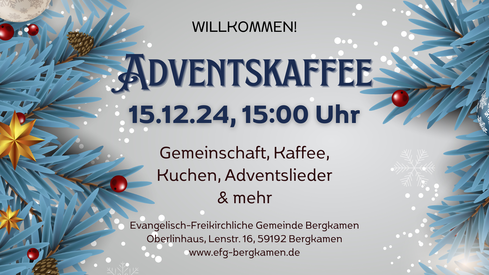 Adventskaffeetrinken