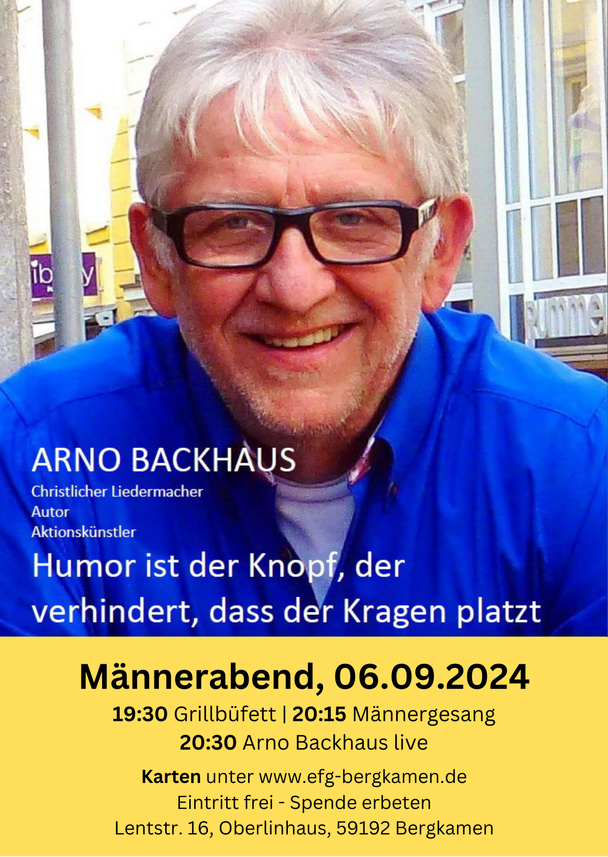 Männerabend mit Arno Backhaus